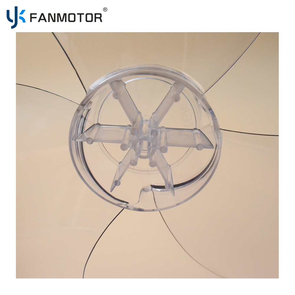 Factory Supply 16 Inch 3 Blades Plastic Transparent Fan Blades for Sale