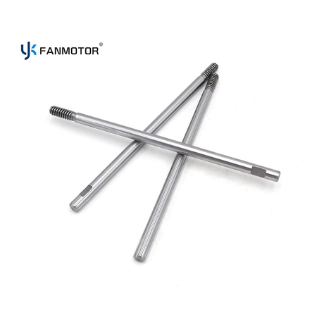 Corrosion resistant Industrial Fan Accessories Linear AC Motors Shaft Support Metal Steel 8mm