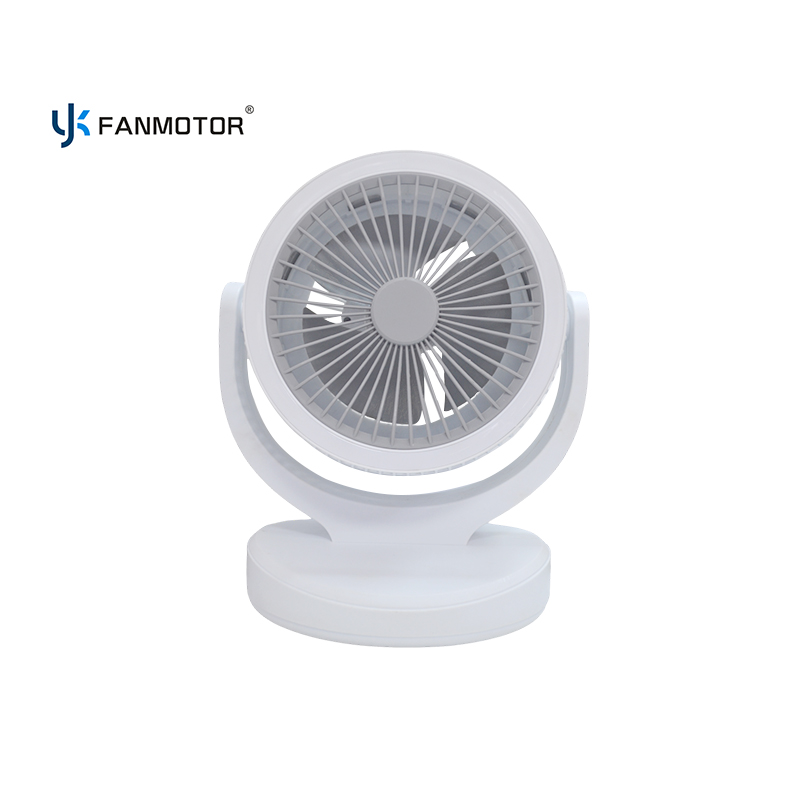 Outdoor Portable Cooling Electric Standing Rechargeable Table Fan With Light