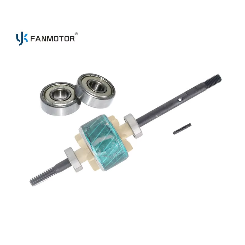 Factory Supply Double Ball Bearing Stand Fan Motor Rotor