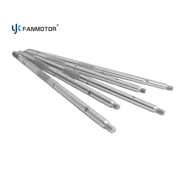 Cnc Machinery Part Stainless Steel Knurled Axle Electric Fan Motor Steering Intermediate Shaft