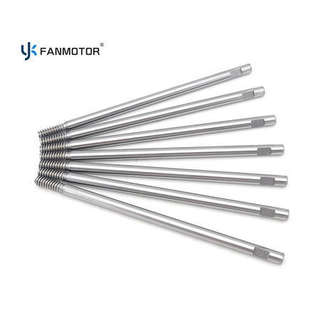 Corrosion resistant Industrial Fan Accessories Linear AC Motors Shaft Support Metal Steel 8mm