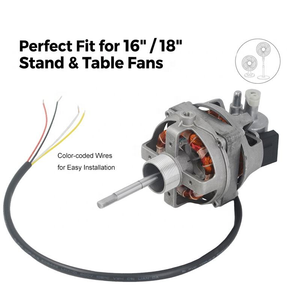 High Speed 75x17mm Aluminum Case Stand & Table Fan Motor Wholesale
