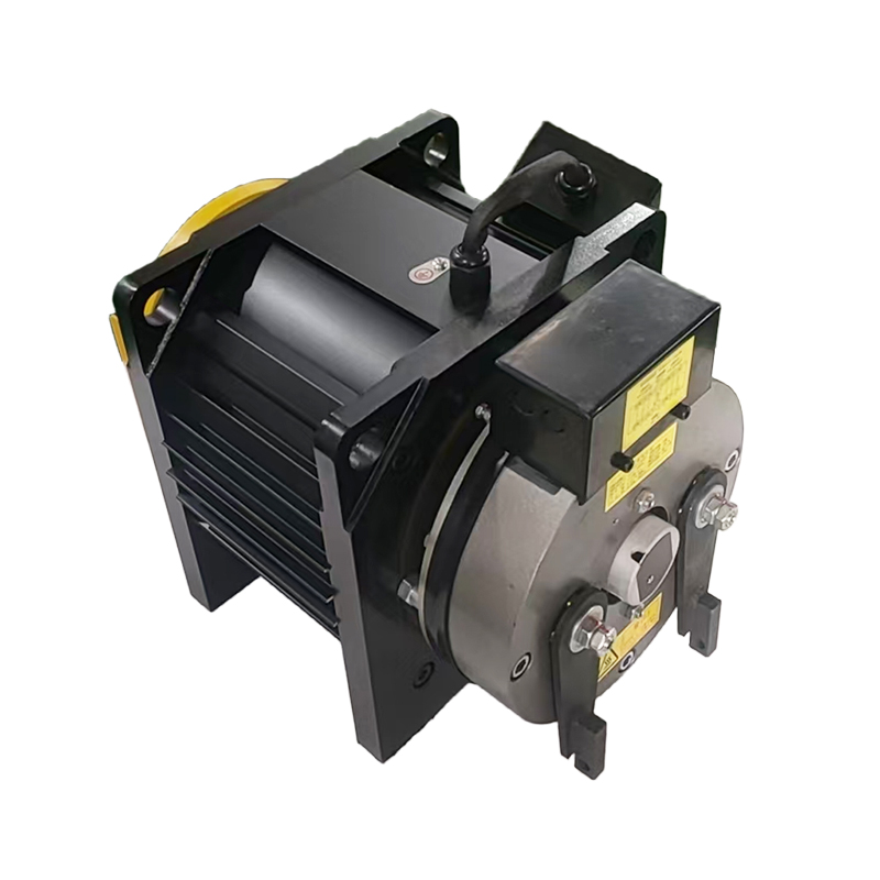 Custom GLX200 Gearless Elevator Traction Machine for Hotel