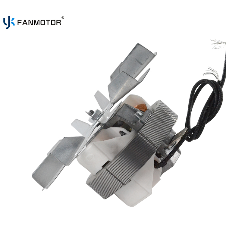 Supplier Wholesale Custom Home Appliance Parts YJ58 Shaded Pole Motor Air Fryer Motor With Stainless Steel Fan Blade