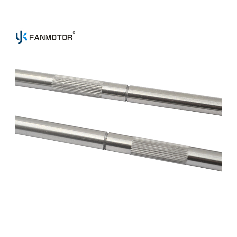 knurled C45 steel motor shaft