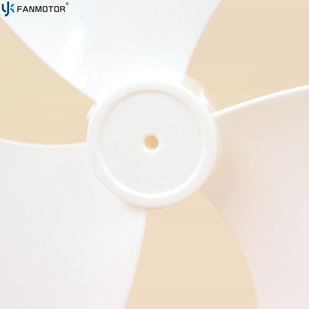 Replacement Oscillating Table Wall Mounted Fan Part 3 Wings Plastic PP Fan Blade In White