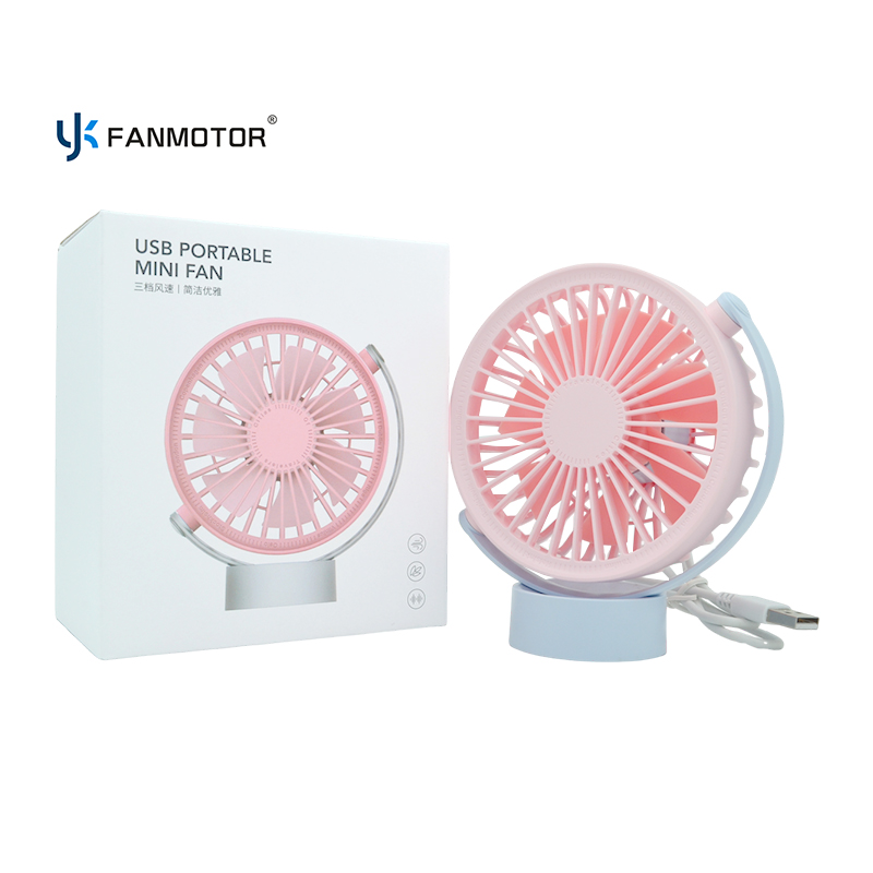 Summer Outdoor Cooling Wired Electric Hand Held Plastic USB Portable Mini Fans