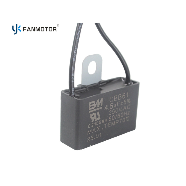 4.5uF 250V CBB61 Fan Capacitor Wholesale for Home Appliance