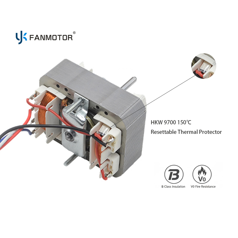 75W AC Shaded Pole Motor 220V-Range Hood Core Drive