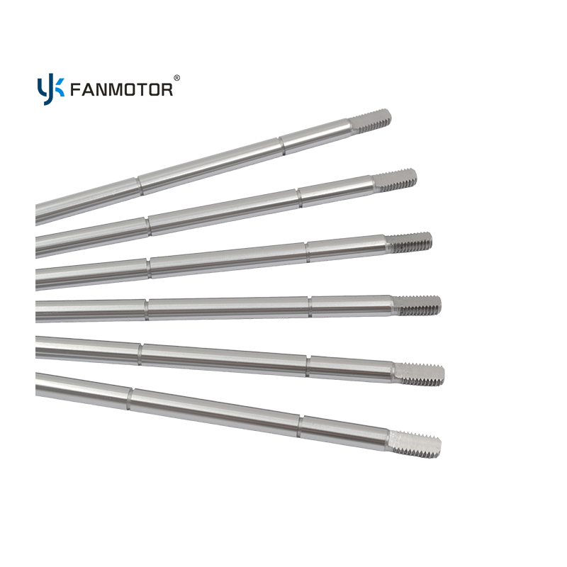 CNC Machined Carbon Steel Fan Motor Shaft High-precision Custom 