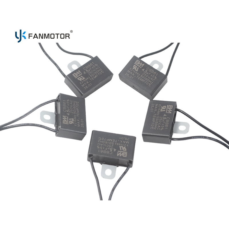 4.5uF 250V CBB61 Fan Capacitor Wholesale for Home Appliance