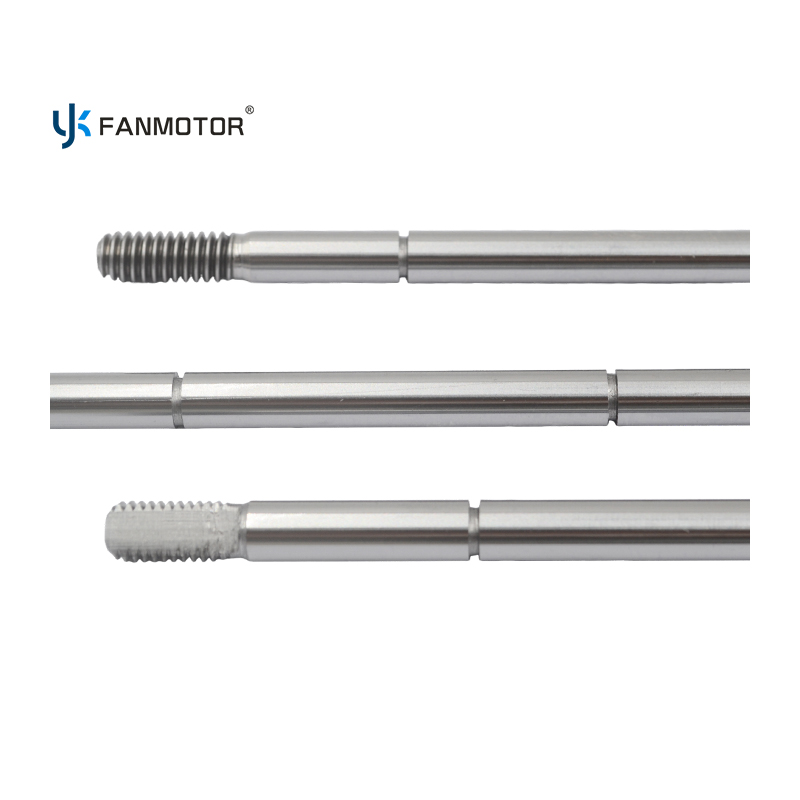 CNC Machined Carbon Steel Fan Motor Shaft High-precision Custom 