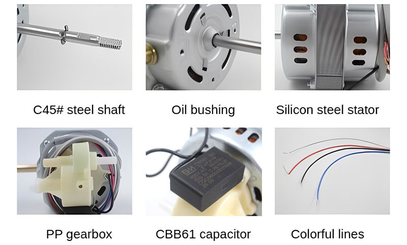 oil bushing stand fan motor details
