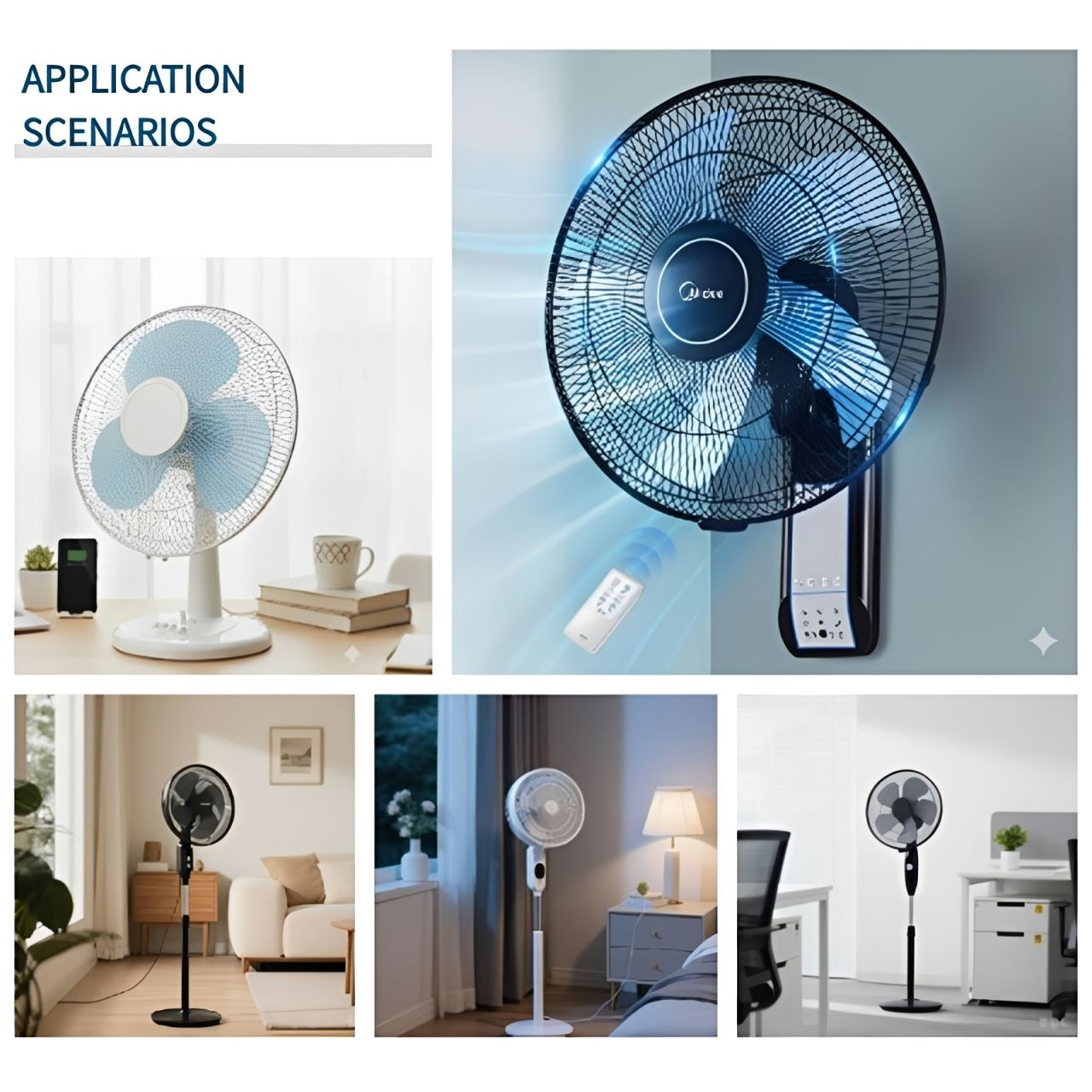 YKFANMOTOR 7420 oil-impregnated bearing fan motor application scenarios