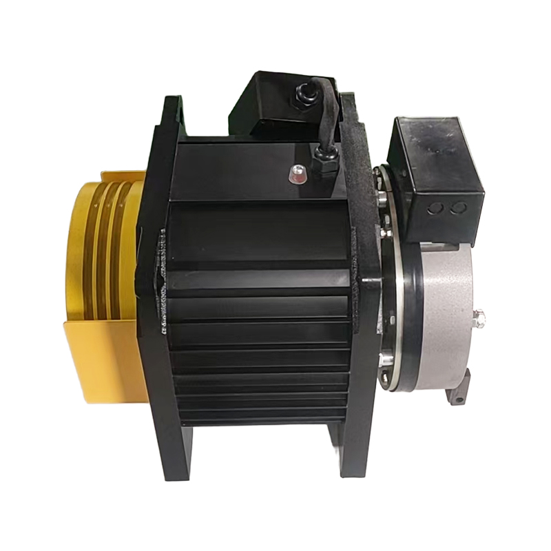 Custom GLX200 Gearless Elevator Traction Machine for Hotel