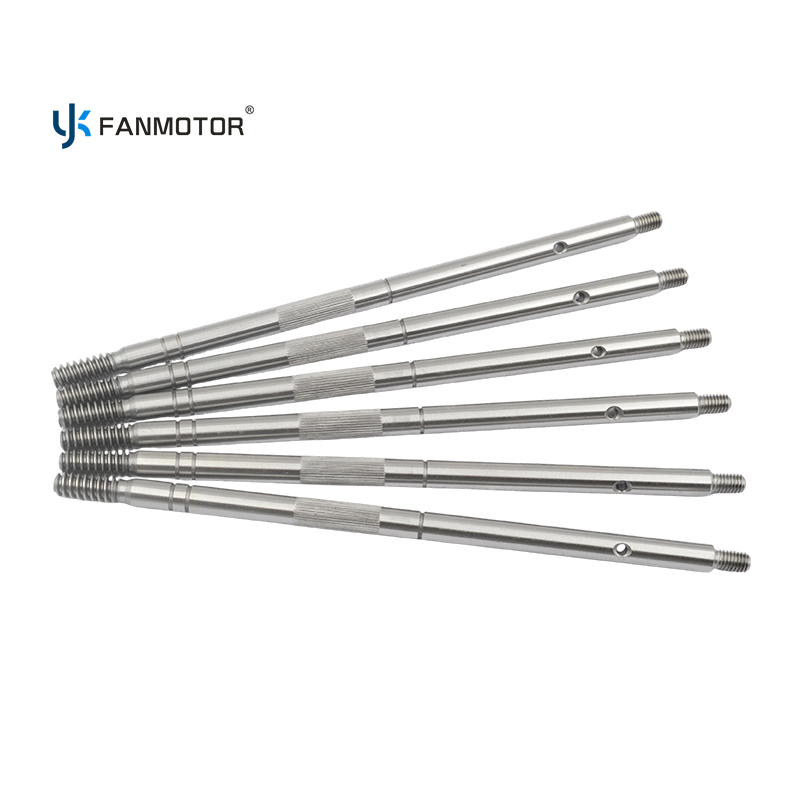 High-Quality 8mm C45 Steel Fan Motor Rotor Gear Shaft - Bulk Supply