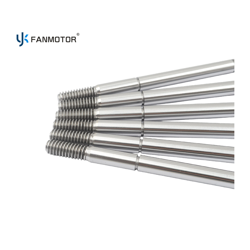 CNC Machined Carbon Steel Fan Motor Shaft High-precision Custom 