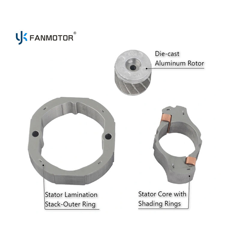 Custom AC 5815 Shaded Pole Motor Stator Rotor Kit For Sale