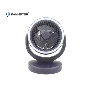 Outdoor Portable Cooling Electric Standing Rechargeable Table Fan With Light