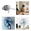 Premium Quiet AC Asynchronous Fan Motor Replacement for 16/18 Inch Wall Fans