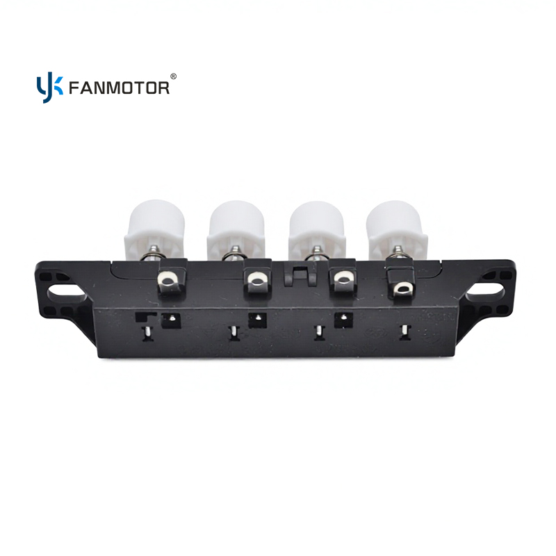 4-Key Electric Fan Piano Switch, 3 Speed | 250V AC Push Button Controller