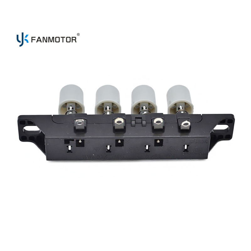 250V AC 1A 4-Position Fan Speed Key Switch | Grey and White Fan Spare Part