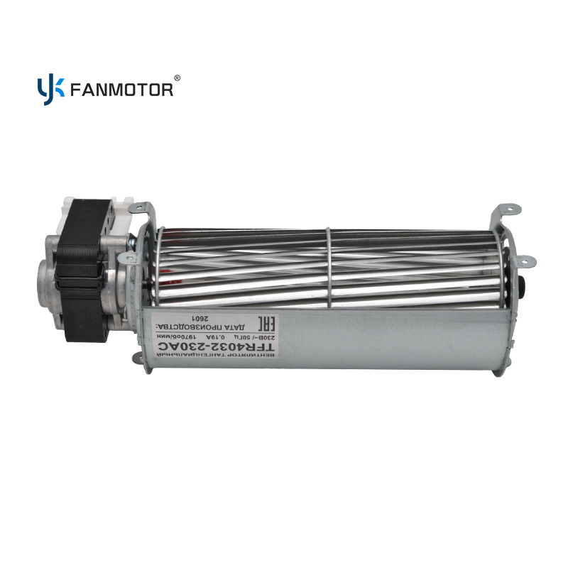 60x180mm Cross Flow Fan 23W Tangential Blower for Fireplaces and Electronics Cooling