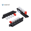 5-Key Fan Push Switch with Light Control | Dual-Slide Master Reset Piano Switch