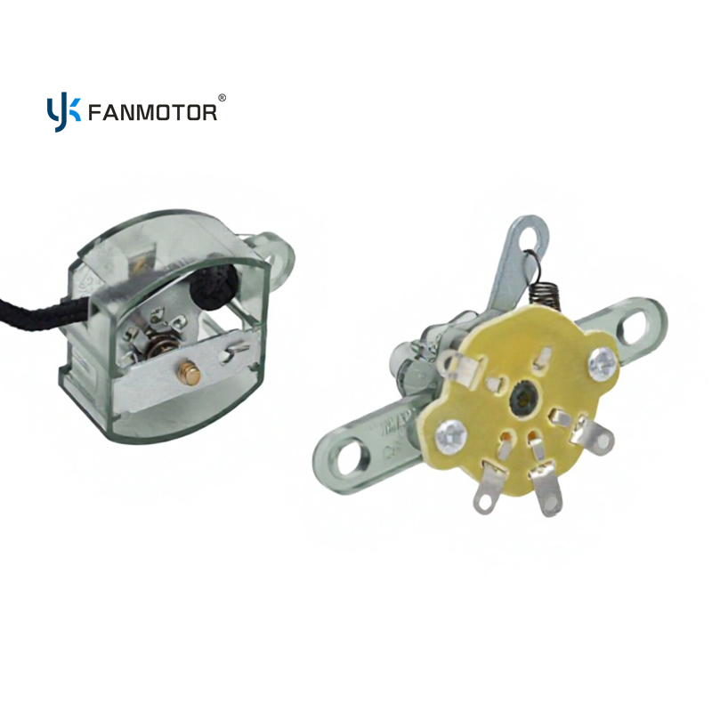 Universal Wall Fan Pull Cord Switch, 250V 1A | Oscillating On/Off Control