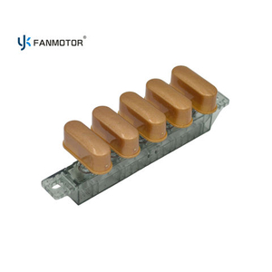 KQ-165C 5-Key 4-Speed Piano Type Mechanical Fan Switch | 125V / 250V AC