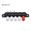 5-Key Fan Push Switch with Light Control | Dual-Slide Master Reset Piano Switch