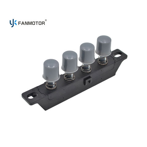 Universal 3-Speed 4-Button Fan Switch | 250V AC 1A Replacement Part