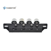 4-Key Electroplated Silver Fan Push Button Switch | Chrome Finish Piano Switch