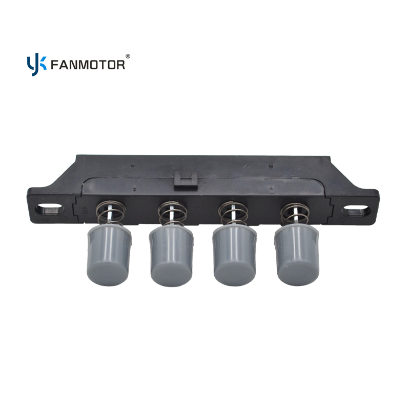 Universal 3-Speed 4-Button Fan Switch | 250V AC 1A Replacement Part